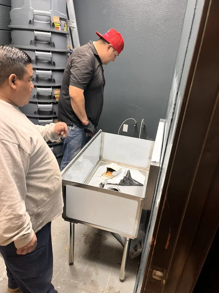 Commercial plumbing and sink installation in Mountainview