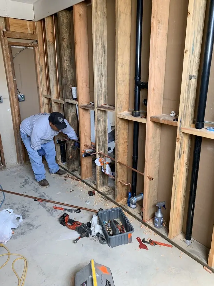 Commercial rough-in plumbing for Commercial Plumbing in Mountainview